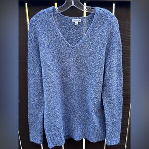 Croft & Barrow Blue V-Neck Sweater